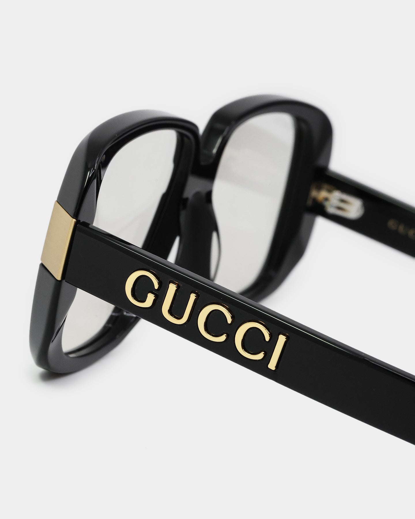 Gucci GG0318S-006 Sunglasses Black/Yellow | Culture Kings US