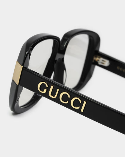 Gucci GG0318S-006 Sunglasses Black/Yellow
