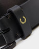 Fred Perry Leather Belt Black