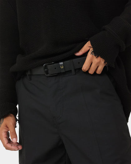 Fred Perry Leather Belt Black
