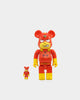 Medicom Toy Be@rbrick X The Simpsons Radioactive Man 100% & 400% Figure Set Multi-Coloured