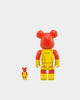 Medicom Toy Be@rbrick X The Simpsons Radioactive Man 100% & 400% Figure Set Multi-Coloured