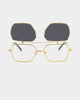 9FIVE Clarity Flip Up Glasses Black/Gold