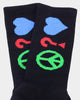 GUESS Originals X J Balvin Heart Socks Black