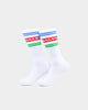 GUESS Originals X J Balvin Stripe Socks Pure White