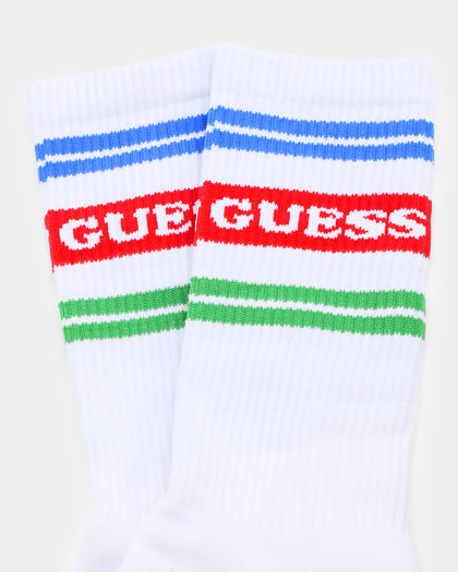 GUESS Originals X J Balvin Stripe Socks Pure White