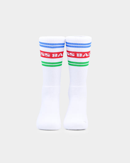 GUESS Originals X J Balvin Stripe Socks Pure White
