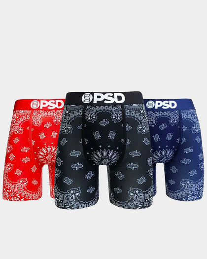 Pants Saggin LLC Black Bandana 3 Pack Black