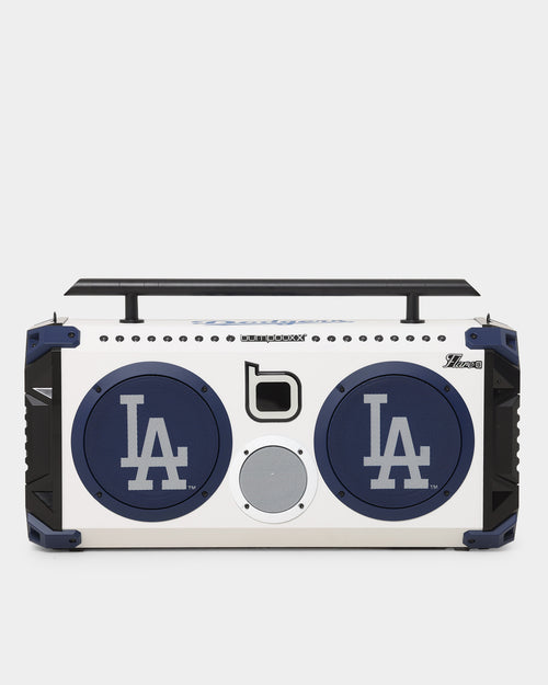 BumpBoxx Los Angeles Dodgers Flare8 Bluetooth Boombox White/Blue