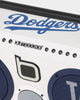 BumpBoxx Los Angeles Dodgers Flare8 Bluetooth Boombox White/Blue