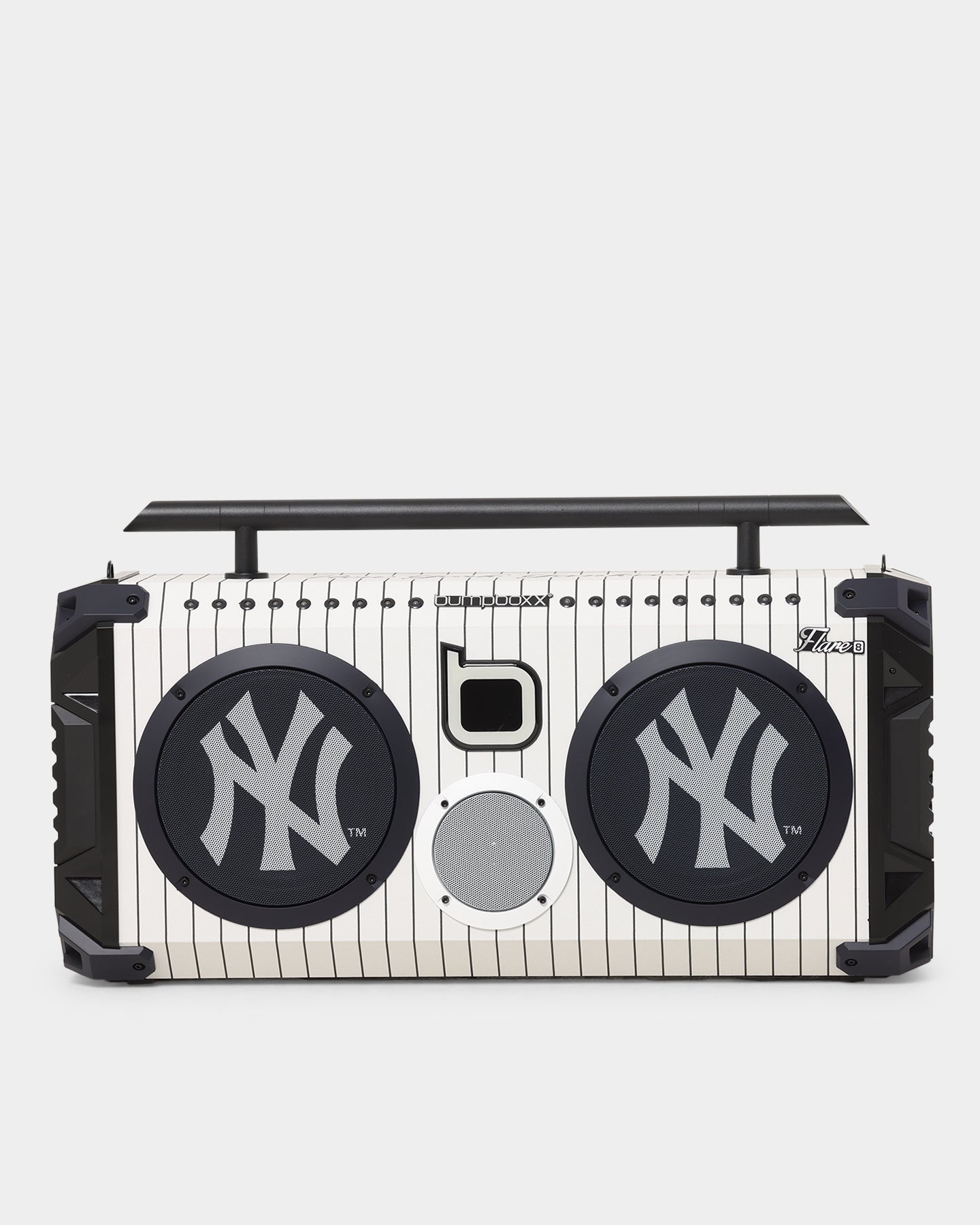 BumpBoxx New York Yankees Flare8 Bluetooth Boombox White/Navy