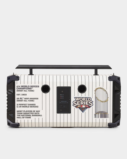 BumpBoxx New York Yankees Flare8 Bluetooth Boombox White/Navy