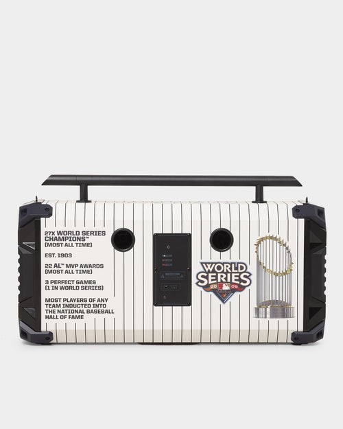 BumpBoxx New York Yankees Flare8 Bluetooth Boombox White/Navy