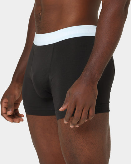 Calvin Klein Stretch Cotton Trunks 3 Pack Black/Ivory