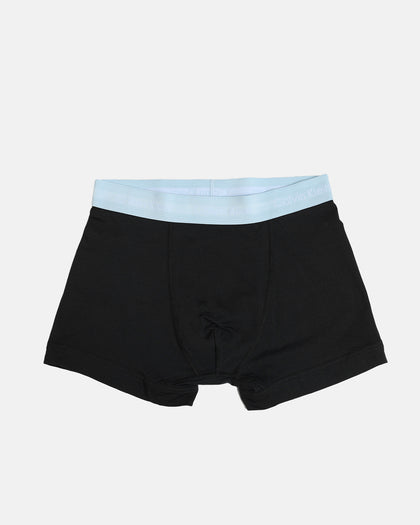Calvin Klein Stretch Cotton Trunks 3 Pack Black/Ivory