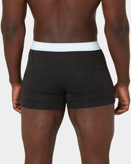 Calvin Klein Stretch Cotton Trunks 3 Pack Black/Ivory