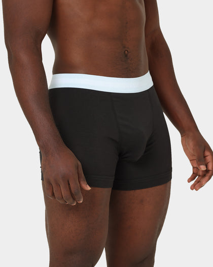 Calvin Klein Stretch Cotton Trunks 3 Pack Black/Ivory