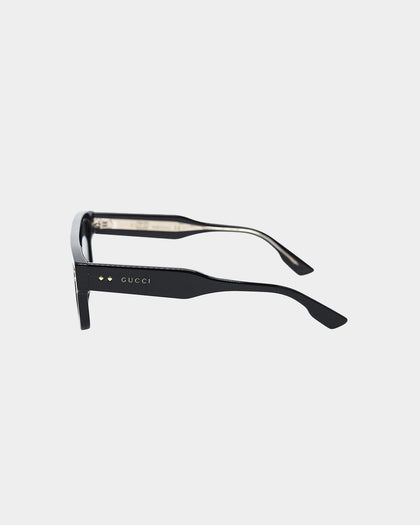 Gucci GG1085S-001 Sunglasses Black/Black/Green