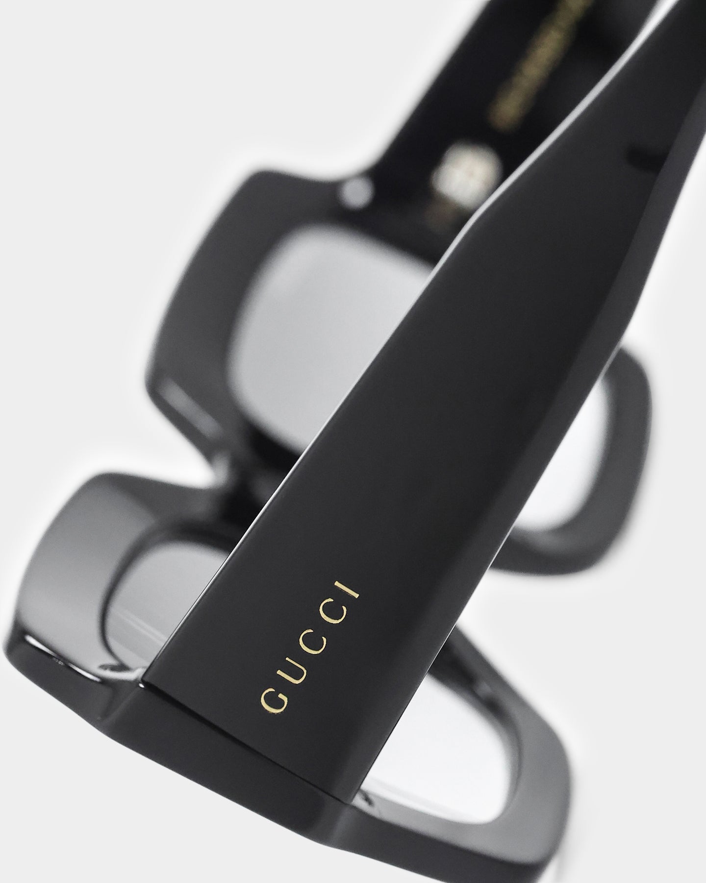 Gucci GG1111S-001 Sunglasses Shiny Black/Smoke Grey | Culture Kings US