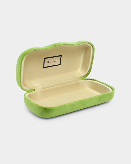 Gucci GG1111S-001 Sunglasses Shiny Black/Smoke Grey