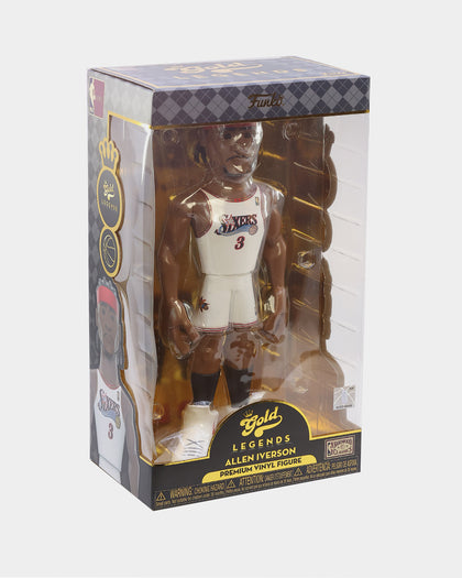 POP! Vinyl Gold Legends: Hardwood Classics Allen Iverson Philadelphia 76ers Premium 12" Figure Multi