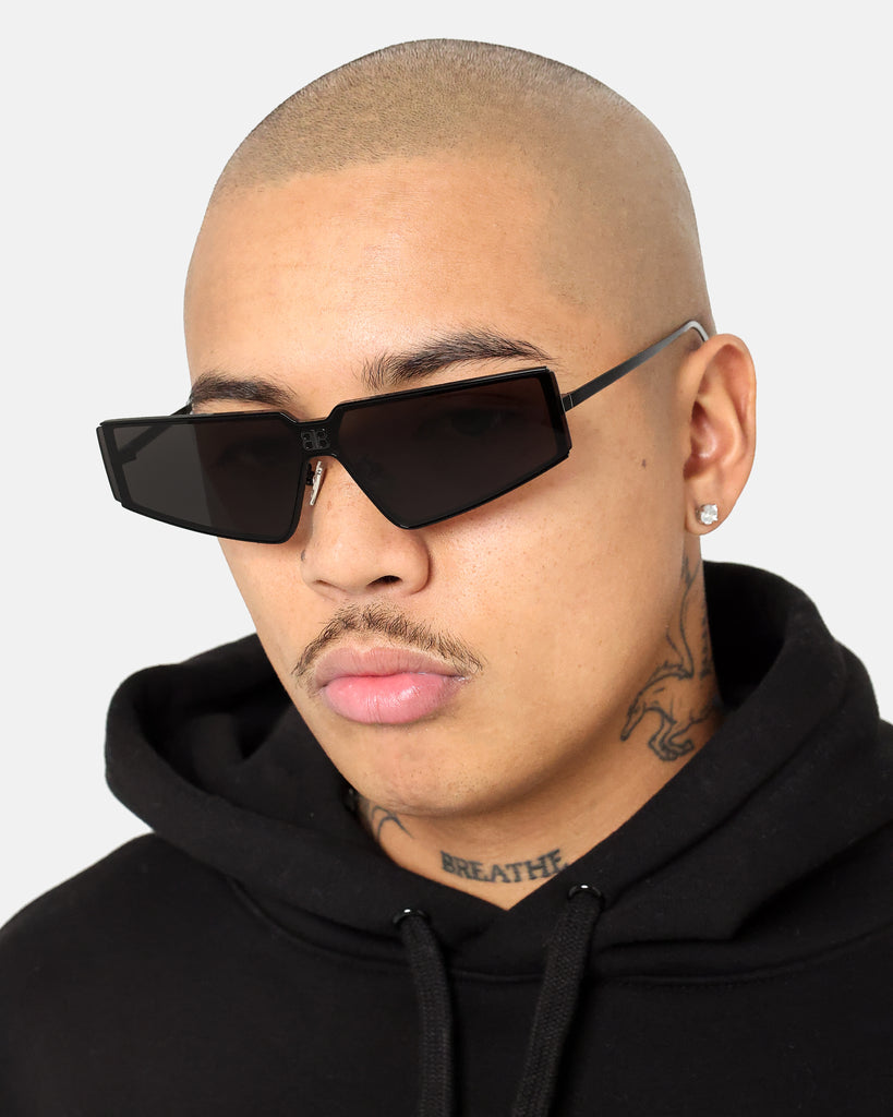 Balenciaga BB0192S-001 Sunglasses Black/Grey | Culture Kings US