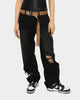 X-Girl Mills Logo Web Belt Brown