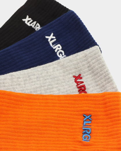 X-Large Unisex 91 Text Sock 3 Pack Multi-Coloured