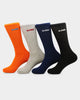 X-Large Unisex 91 Text Sock 3 Pack Multi-Coloured