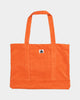 X-Large Unisex Cord Tote Bag Orange