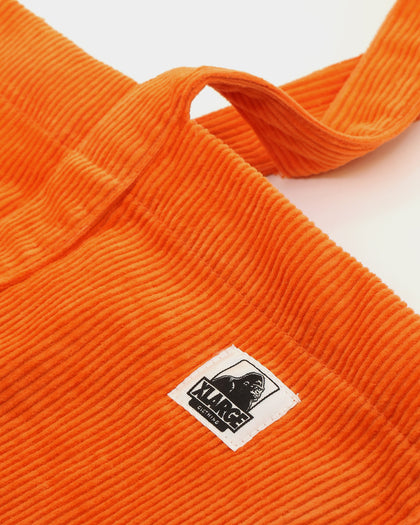X-Large Unisex Cord Tote Bag Orange