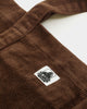 X-Large Unisex Cord Tote Bag Brown