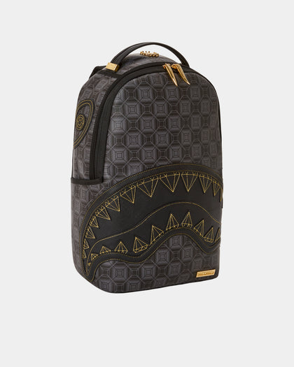 Sprayground AI4 Diamond DLX Backpack Black/Gold