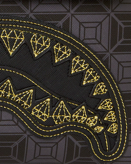 Sprayground AI4 Diamond Large Crossbody Bag Black/Gold