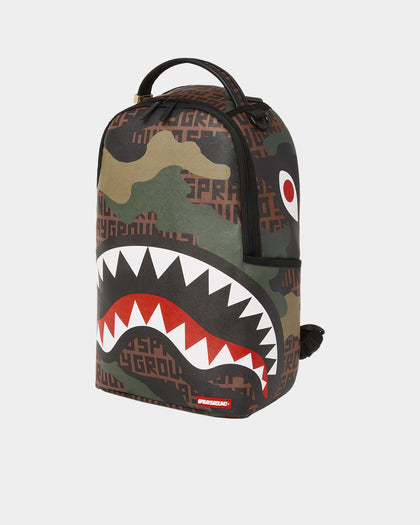 Sprayground Camo Infinity DLX Backpack Camo