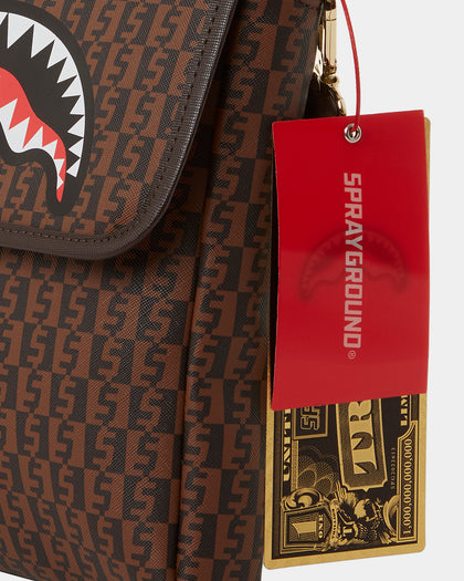 Sprayground Money Checkered Crossbody Bag Check Savage