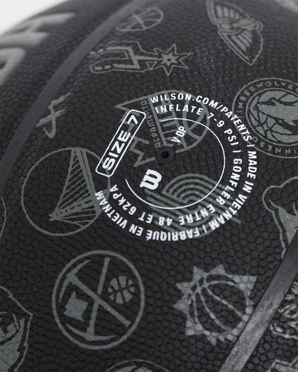 Wilson NBA All Team Alliances Basketball Black/Paisley