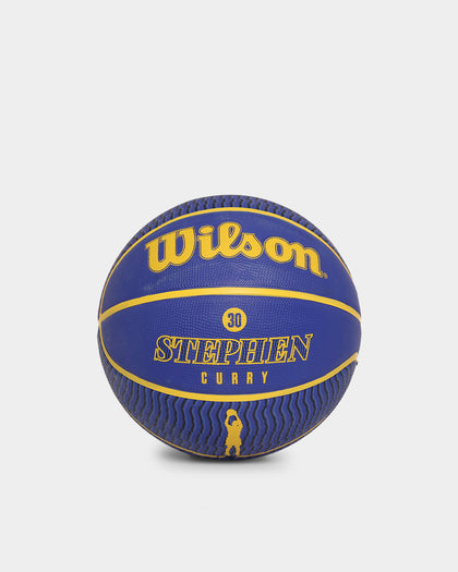 Wilson Stephen Curry Player Icon Basketball Blue/Gold