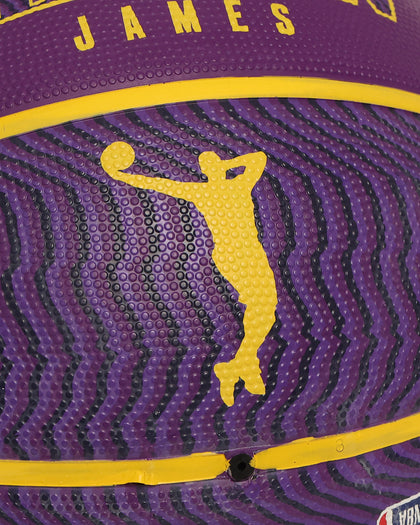 Wilson LeBron James Player Icon Basketball Purple/Gold