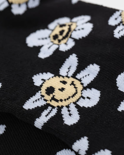Vans Trippy Grin Crew Socks Black