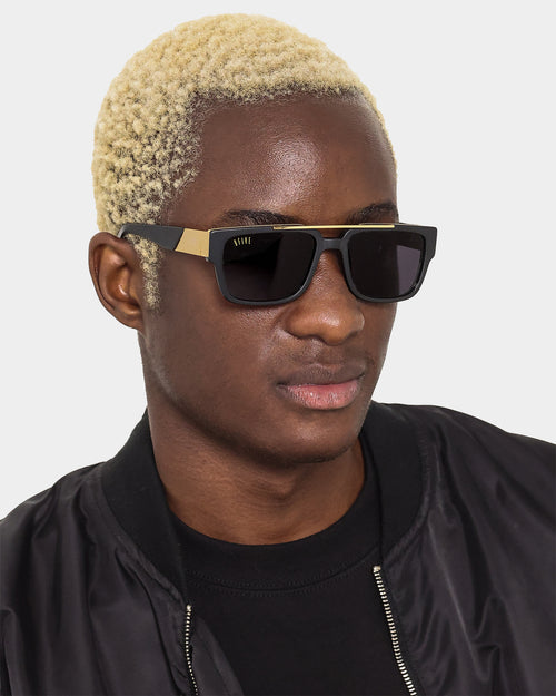 9FIVE 24 Sunglasses Matte Black/Gold