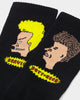 American Thrift X Beavis And Butt-Head Socks 2 Pack Black/White