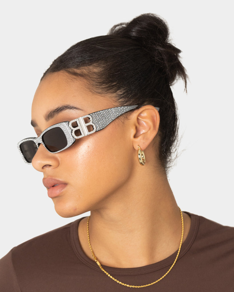 Balenciaga BB0096S013 Balenciaga Dynasty Shiny Black/Smoke Culture Kings US