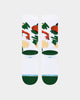 Stance Milwaukee Bucks Giannis Antetokounmpo #34 Paint Crew Socks White