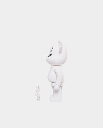 Medicom Toy Be@rbrick X Casper The Friendly Ghost 400% & 100% Figure Set White/Black