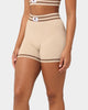 Champion Women's LFS Seamless Biker Shorts Latte