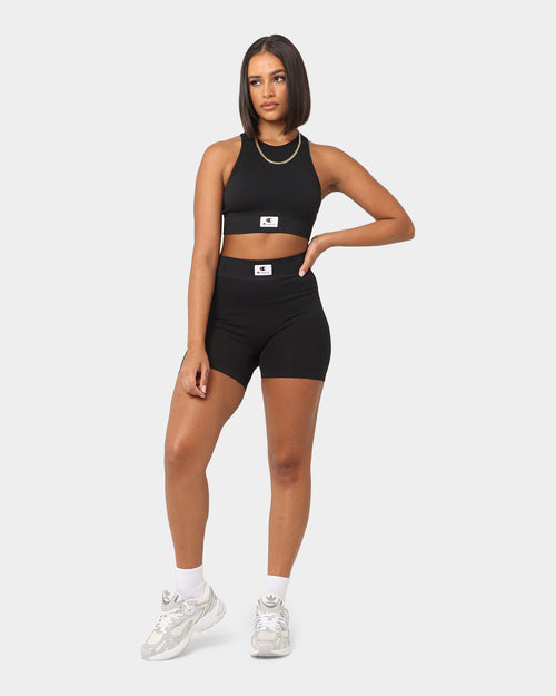 Champion Women's LFS Seamless Racer Crop Black