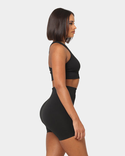 Champion Women's LFS Seamless Racer Crop Black