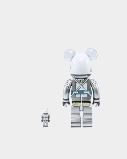 Medicom Toy Be@rbrick Project Mercury Astronaut 100% & 400% Figure Set Multi-Coloured