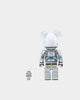 Medicom Toy Be@rbrick Project Mercury Astronaut 100% & 400% Figure Set Multi-Coloured